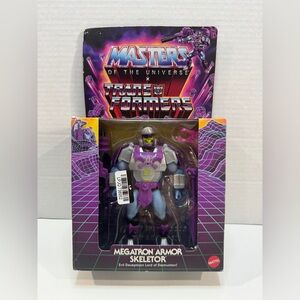 Masters of the Universe x Trans Formers Megatron Armor Skeletor 1:12 scale NEW